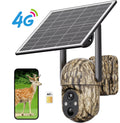 MovoVibe™ Elite 4G Solar Security Camera - 360° View
