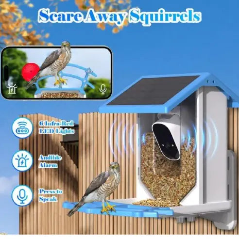 MovoVibe™ AI Smart Bird Feeder with HD Camera